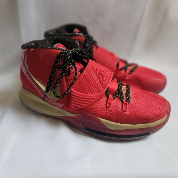Nike Kyrie 6 University Red Gold Men’s Size 15 Basketball Shoes main image 5